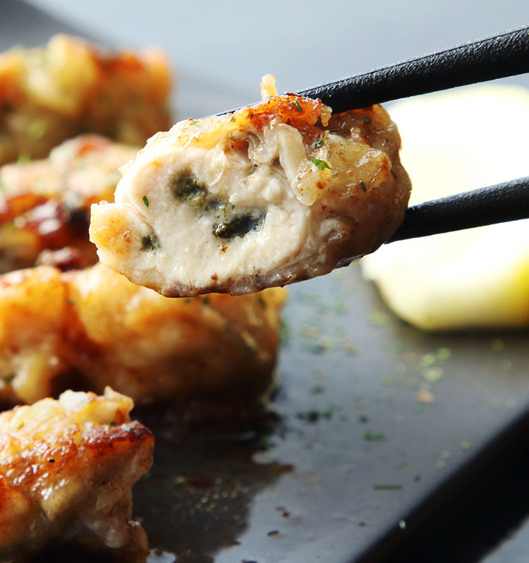 牡蠣バター醤油焼き箸上げ