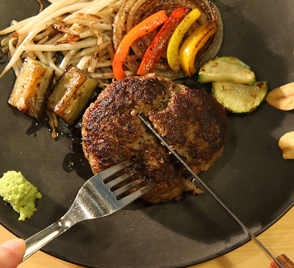 ハンバーグ食事イメージ