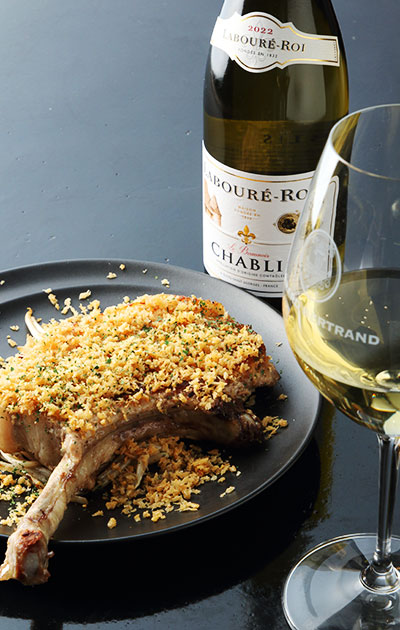 骨付き豚肩ロースと白ワイン